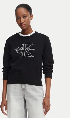 Sweter damski casualowy Calvin Klein Jeans ze sklepu: MODIVO w kategorii: Swetry damskie - zdjęcie WP-EBWP-BKLVO-LN0_0000305955173
