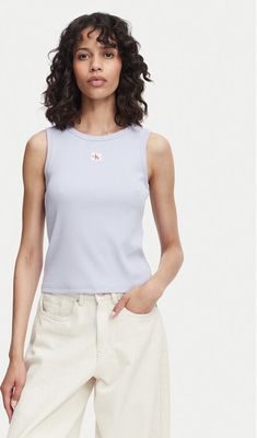 Bluzka damska Calvin Klein Jeans ze sklepu: MODIVO w kategorii: Bluzki damskie - zdjęcie WP-EBWP-BKLVO-LN0_0000305955395