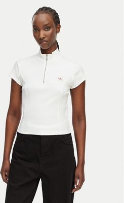 Bluzka damska na wiosnę Calvin Klein Jeans ze sklepu: MODIVO w kategorii: Bluzki damskie - zdjęcie WP-EBWP-BKLVO-LN0_0000305955418