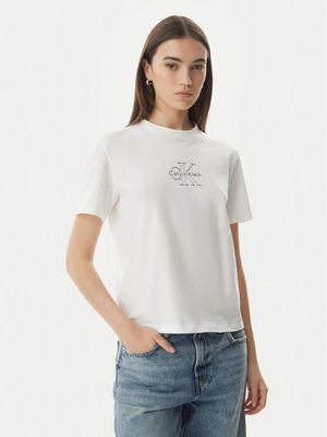 Bluzka damska w stylu młodzieżowym Calvin Klein Jeans ze sklepu: MODIVO w kategorii: Bluzki damskie - zdjęcie WP-EBWP-BKLVO-LN0_0000305955630