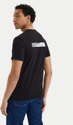 T-shirt męski młodzieżowy Calvin Klein ze sklepu: MODIVO w kategorii: T-shirty męskie - zdjęcie WP-EBWP-BKLVO-LN0_0000305956323