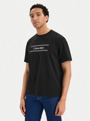 T-shirt męski na wiosnę Calvin Klein ze sklepu: MODIVO w kategorii: T-shirty męskie - zdjęcie WP-EBWP-BKLVO-LN0_0000305956385