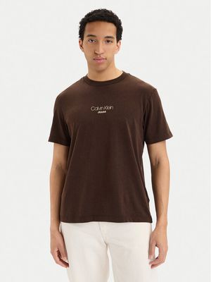 T-shirt męski w stylu młodzieżowym Calvin Klein Jeans ze sklepu: MODIVO w kategorii: T-shirty męskie - zdjęcie WP-EBWP-BKLVO-LN0_0000305956828