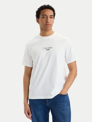 T-shirt męski na wiosnę Calvin Klein Jeans ze sklepu: MODIVO w kategorii: T-shirty męskie - zdjęcie WP-EBWP-BKLVO-LN0_0000305956835