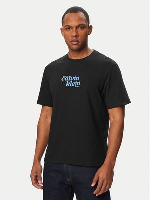 T-shirt męski na wiosnę Calvin Klein Jeans ze sklepu: MODIVO w kategorii: T-shirty męskie - zdjęcie WP-EBWP-BKLVO-LN0_0000305957030