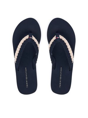 Klapki damskie na lato Tommy Hilfiger ze sklepu: MODIVO w kategorii: Klapki damskie - zdjęcie WP-EBWP-BKLVO-LN0_0000305961235