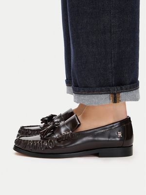 Mokasyny jesienne Tommy Hilfiger ze sklepu: MODIVO w kategorii: Mokasyny damskie - zdjęcie WP-EBWP-BKLVO-LN0_0000305961952