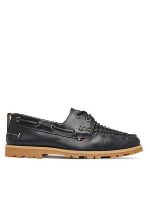 Mokasyny męskie jesienne Tommy Hilfiger ze sklepu: MODIVO w kategorii: Mokasyny męskie - zdjęcie WP-EBWP-BKLVO-LN0_0000305962799