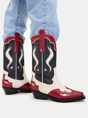 Botki jesienne Tommy Jeans ze sklepu: MODIVO w kategorii: Botki - zdjęcie WP-EBWP-BKLVO-LN0_0000305963079