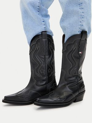 Tommy Jeans - Kozaki damskie na zimę ze sklepu: MODIVO w kategorii: Kozaki damskie - zdjęcie WP-EBWP-BKLVO-LN0_0000305963086