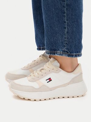 Tommy Jeans - Buty sportowe damskie wiosenne ze sklepu: MODIVO w kategorii: Buty sportowe damskie - zdjęcie WP-EBWP-BKLVO-LN0_0000305963284