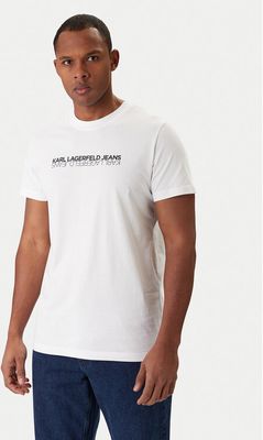 T-shirt męski Karl Lagerfeld Jeans ze sklepu: MODIVO w kategorii: T-shirty męskie - zdjęcie WP-EBWP-BKLVO-LN0_0000305965219