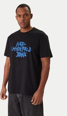 T-shirt męski na wiosnę Karl Lagerfeld Jeans ze sklepu: MODIVO w kategorii: T-shirty męskie - zdjęcie WP-EBWP-BKLVO-LN0_0000305965233