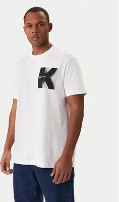 T-shirt męski Karl Lagerfeld Jeans ze sklepu: MODIVO w kategorii: T-shirty męskie - zdjęcie WP-EBWP-BKLVO-LN0_0000305965257