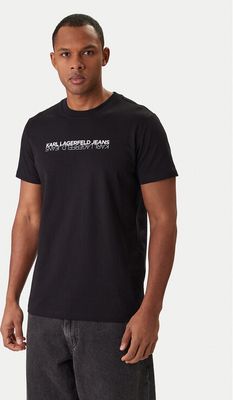 T-shirt męski wiosenny w stylu młodzieżowym Karl Lagerfeld Jeans ze sklepu: MODIVO w kategorii: T-shirty męskie - zdjęcie WP-EBWP-BKLVO-LN0_0000305965288