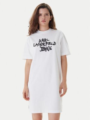 Sukienka Karl Lagerfeld Jeans ze sklepu: MODIVO w kategorii: Sukienki - zdjęcie WP-EBWP-BKLVO-LN0_0000305965448