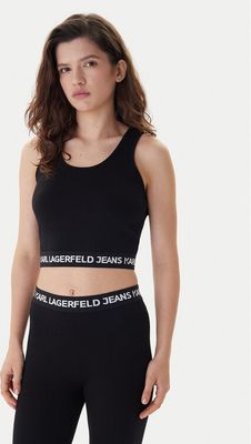 Bluzka damska młodzieżowa Karl Lagerfeld Jeans ze sklepu: MODIVO w kategorii: Bluzki damskie - zdjęcie WP-EBWP-BKLVO-LN0_0000305965523