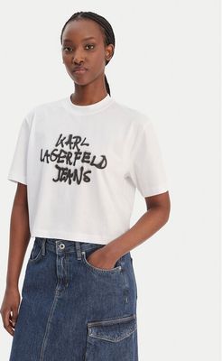 Bluzka damska młodzieżowa Karl Lagerfeld Jeans ze sklepu: MODIVO w kategorii: Bluzki damskie - zdjęcie WP-EBWP-BKLVO-LN0_0000305965530