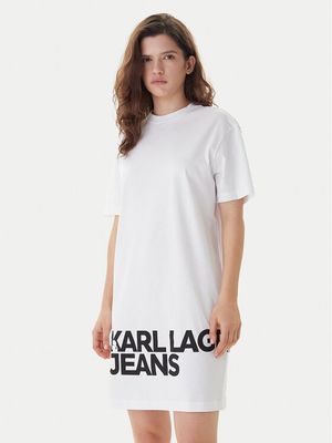 Karl Lagerfeld Jeans - Sukienka na wiosnę ze sklepu: MODIVO w kategorii: Sukienki - zdjęcie WP-EBWP-BKLVO-LN0_0000305965547