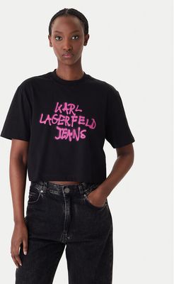 Bluzka damska młodzieżowa Karl Lagerfeld Jeans ze sklepu: MODIVO w kategorii: Bluzki damskie - zdjęcie WP-EBWP-BKLVO-LN0_0000305965615