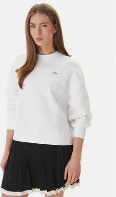 Lacoste - Bluza damska jesienna młodzieżowa ze sklepu: MODIVO w kategorii: Bluzy damskie - zdjęcie WP-EBWP-BKLVO-LN0_0000305969330