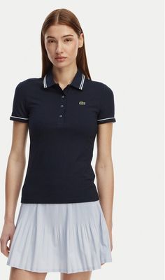 Bluzka damska casual Lacoste ze sklepu: MODIVO w kategorii: Bluzki damskie - zdjęcie WP-EBWP-BKLVO-LN0_0000305969644