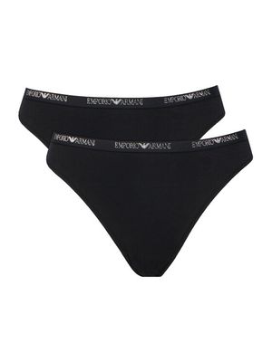 Majtki damskie z napisami Emporio Armani Underwear ze sklepu: MODIVO w kategorii: Majtki damskie - zdjęcie WP-EBWP-BKLVO-LN0_0000305973054