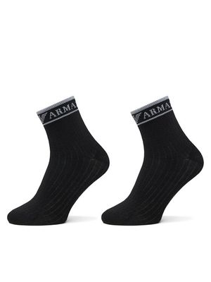 Skarpetki damskie casual z napisami Emporio Armani ze sklepu: MODIVO w kategorii: Skarpetki damskie - zdjęcie WP-EBWP-BKLVO-LN0_0000305973122