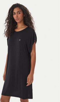 Emporio Armani Underwear - Koszula nocna bez wzorów ze sklepu: MODIVO w kategorii: Koszule nocne - zdjęcie WP-EBWP-BKLVO-LN0_0000305973177