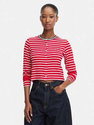 Sweter damski casual Tommy Jeans ze sklepu: MODIVO w kategorii: Swetry damskie - zdjęcie WP-EBWP-BKLVO-LN0_0000305978561