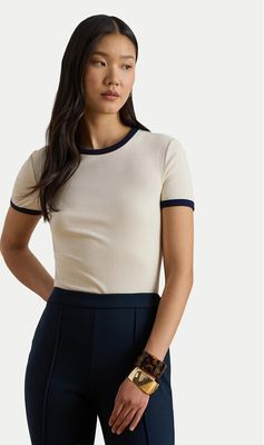 Bluzka damska casual LAUREN RALPH LAUREN ze sklepu: MODIVO w kategorii: Bluzki damskie - zdjęcie WP-EBWP-BKLVO-LN0_0000305988652