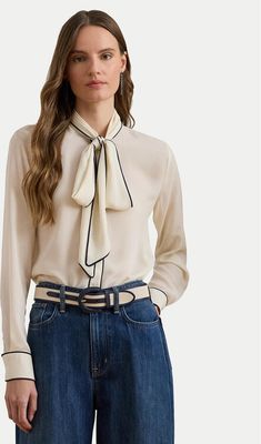 Koszula damska casual LAUREN RALPH LAUREN ze sklepu: MODIVO w kategorii: Koszule damskie - zdjęcie WP-EBWP-BKLVO-LN0_0000305989215