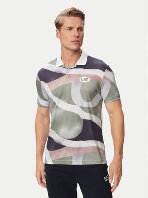 EA7 Emporio Armani - T-shirt męski w stylu młodzieżowym ze sklepu: MODIVO w kategorii: T-shirty męskie - zdjęcie WP-EBWP-BKLVO-LN0_0000305990709