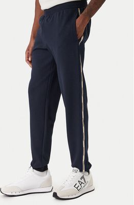 Spodnie męskie w sportowym stylu EA7 Emporio Armani ze sklepu: MODIVO w kategorii: Spodnie męskie - zdjęcie WP-EBWP-BKLVO-LN0_0000305990891