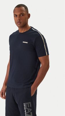 T-shirt męski na wiosnę w sportowym stylu EA7 Emporio Armani ze sklepu: MODIVO w kategorii: T-shirty męskie - zdjęcie WP-EBWP-BKLVO-LN0_0000305991003