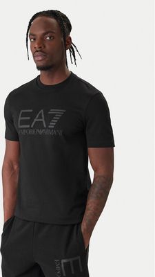 T-shirt męski w stylu młodzieżowym EA7 Emporio Armani ze sklepu: MODIVO w kategorii: T-shirty męskie - zdjęcie WP-EBWP-BKLVO-LN0_0000305991201
