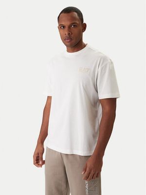 T-shirt męski casual EA7 Emporio Armani ze sklepu: MODIVO w kategorii: T-shirty męskie - zdjęcie WP-EBWP-BKLVO-LN0_0000305991294