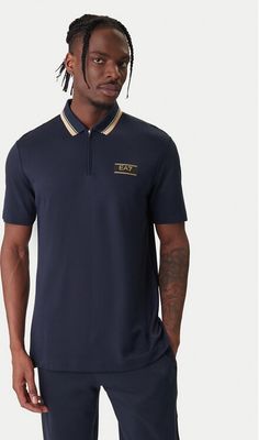 EA7 Emporio Armani - T-shirt męski na wiosnę ze sklepu: MODIVO w kategorii: T-shirty męskie - zdjęcie WP-EBWP-BKLVO-LN0_0000305991584
