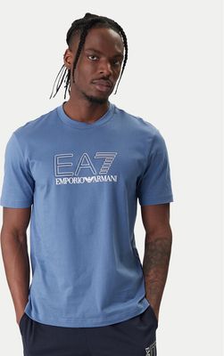 T-shirt męski w stylu młodzieżowym EA7 Emporio Armani ze sklepu: MODIVO w kategorii: T-shirty męskie - zdjęcie WP-EBWP-BKLVO-LN0_0000305991904