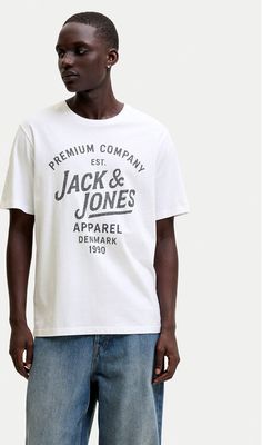 Jack & Jones - T-shirt męski ze sklepu: MODIVO w kategorii: T-shirty męskie - zdjęcie WP-EBWP-BKLVO-LN0_0000305992642