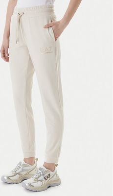 Spodnie damskie wiosenne EA7 Emporio Armani ze sklepu: MODIVO w kategorii: Spodnie damskie - zdjęcie WP-EBWP-BKLVO-LN0_0000305993632