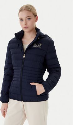 Kurtka damska jesienna EA7 Emporio Armani ze sklepu: MODIVO w kategorii: Kurtki damskie - zdjęcie WP-EBWP-BKLVO-LN0_0000305993663