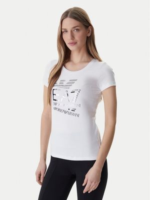 Bluzka damska na wiosnę w stylu młodzieżowym EA7 Emporio Armani ze sklepu: MODIVO w kategorii: Bluzki damskie - zdjęcie WP-EBWP-BKLVO-LN0_0000305994080