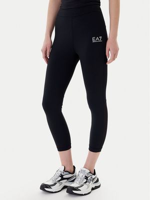 Spodnie damskie sportowe wiosenne EA7 Emporio Armani ze sklepu: MODIVO w kategorii: Spodnie damskie - zdjęcie WP-EBWP-BKLVO-LN0_0000305994349