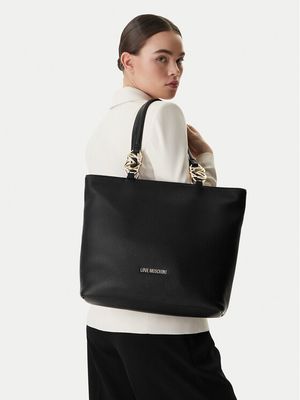 Shopper bag elegancka Love Moschino ze sklepu: MODIVO w kategorii: Torby Shopper bag - zdjęcie WP-EBWP-BKLVO-LN0_0000305995360