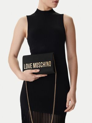Love Moschino - Kopertówka elegancka ze sklepu: MODIVO w kategorii: Kopertówki - zdjęcie WP-EBWP-BKLVO-LN0_0000305996145