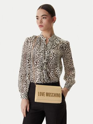 Kopertówka elegancka Love Moschino ze sklepu: MODIVO w kategorii: Kopertówki - zdjęcie WP-EBWP-BKLVO-LN0_0000305996169