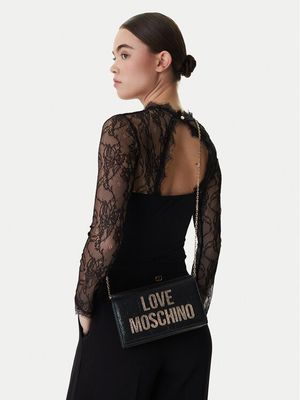 Kopertówka elegancka Love Moschino ze sklepu: MODIVO w kategorii: Kopertówki - zdjęcie WP-EBWP-BKLVO-LN0_0000305996282