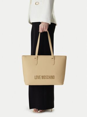 Shopper bag elegancka Love Moschino ze sklepu: MODIVO w kategorii: Torby Shopper bag - zdjęcie WP-EBWP-BKLVO-LN0_0000305996732