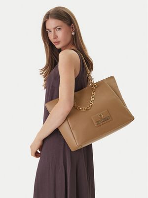 Shopper bag elegancka Love Moschino ze sklepu: MODIVO w kategorii: Torby Shopper bag - zdjęcie WP-EBWP-BKLVO-LN0_0000305996824